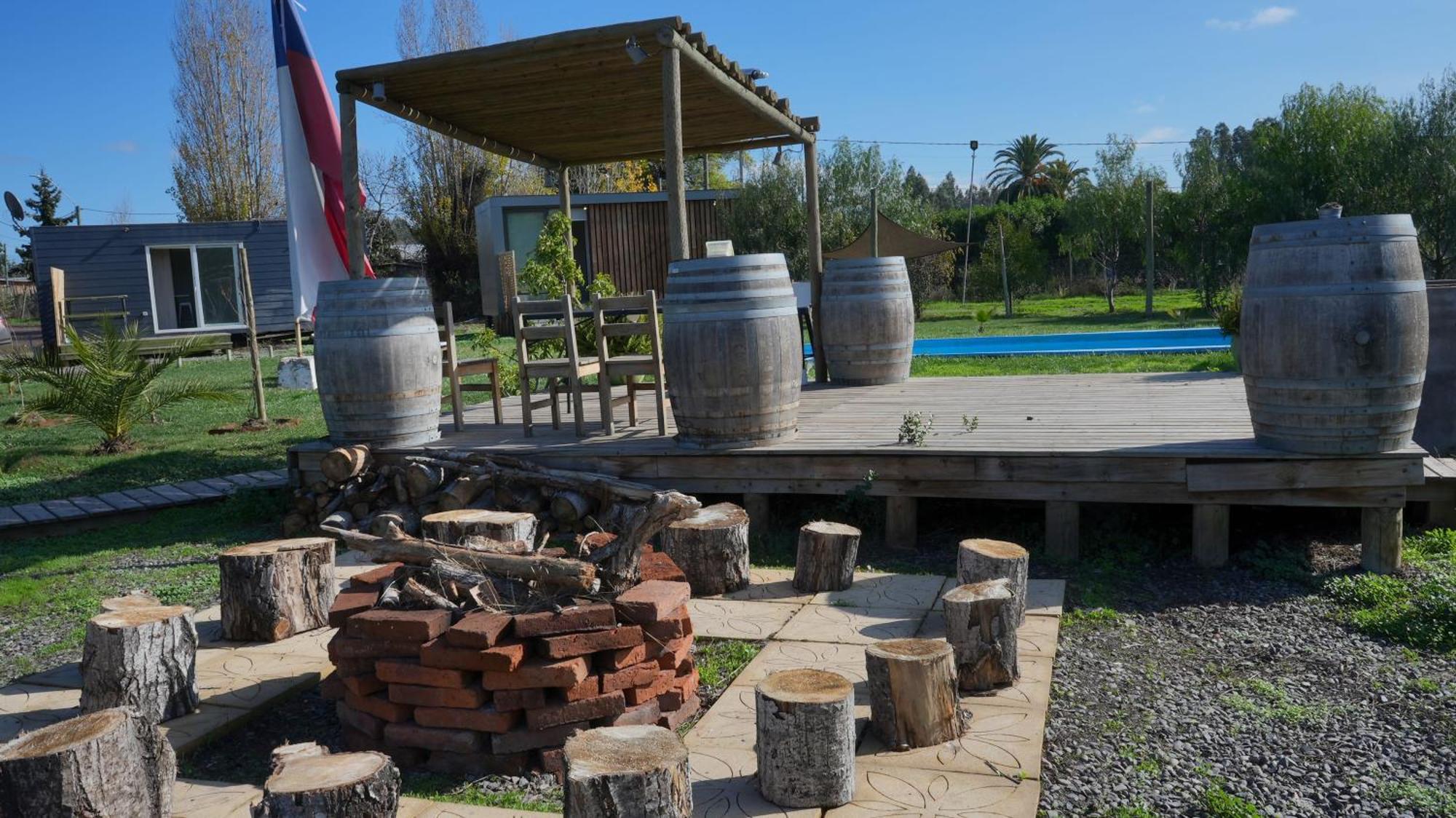 Cabanas Y Padel Tinycolchagua Cl 圣克鲁兹 外观 照片